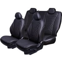 Чехлы Премиум Экокожа Байрон Президент|Жук на Chevrolet Rezzo (2004-2008)